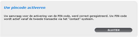 ics pincode activeren